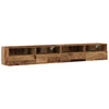 TV-seinäkaappi 2 pcs Vanha Puu 100 x 30 x 30 cm Tekninen puu