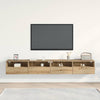 TV-seinäkaappi 2 pcs artesaani tammi 100 x 30 x 30 cm