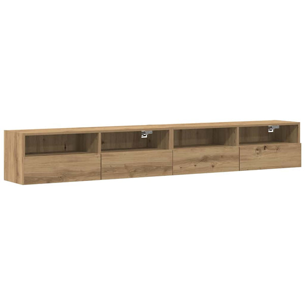 TV-seinäkaappi 2 pcs artesaani tammi 100 x 30 x 30 cm
