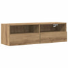 TV-seinäkaappi 2 pcs artesaani tammi 100 x 30 x 30 cm