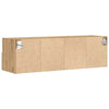TV-seinäkaappi 2 pcs artesaani tammi 100 x 30 x 30 cm