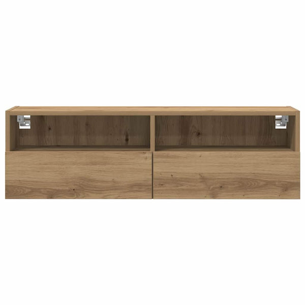 TV-seinäkaappi 2 pcs artesaani tammi 100 x 30 x 30 cm
