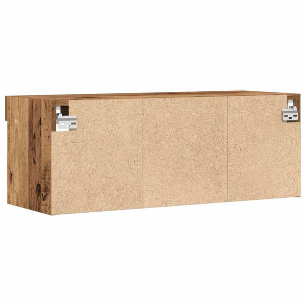 TV-tasosetti Vanha puu 80 x 30 x 30 cm Tekninen puu