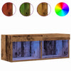 TV-tasosetti 2 pcs Vanha puu 80 x 30 x 30 cm Tekninen puu