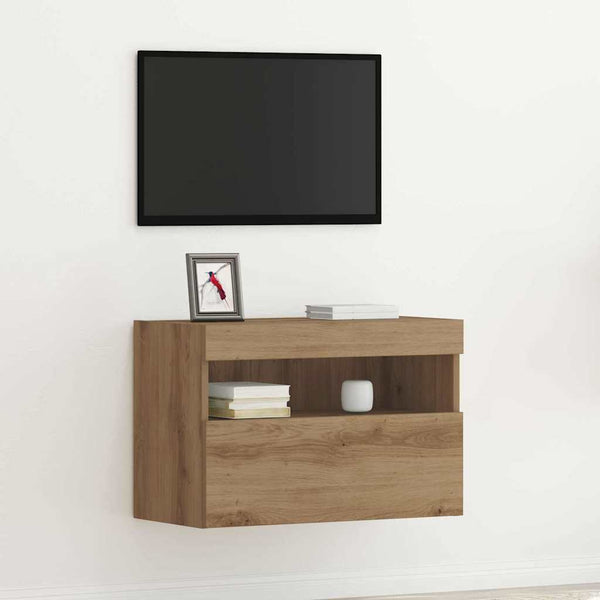 TV-seinäkaappi artesaani tammi 60 x 30 x 40 cm Tekninen puu