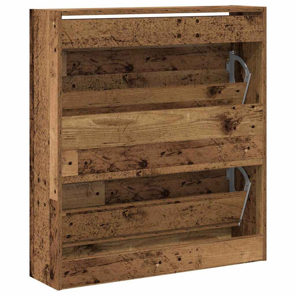 Kenkäkaappi 80 x 21 x 87,5 cm Tekninen puu Vanha puu