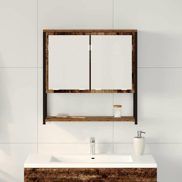 Peilikaappi Vanha puu 60 x 16 x 60 cm Tekninen puu