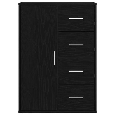 Sivupöytä Musta tammi 60 x 31 x 84 cm Tekninen puu