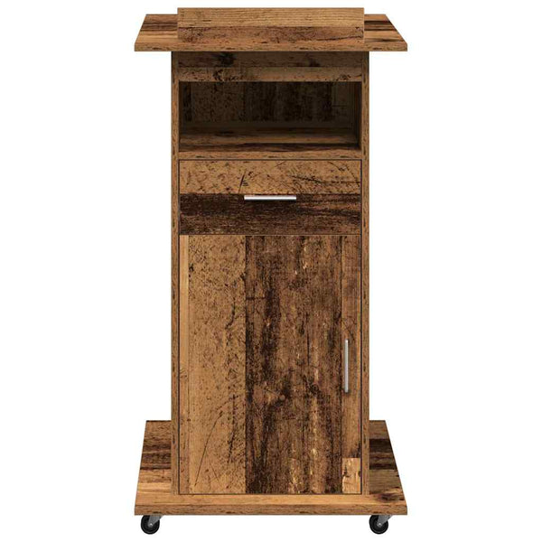 Podium Vanha puu Tekninen puu 55 x 55 x 107 cm