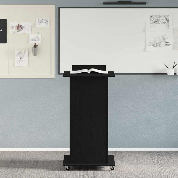 Podium Musta tammi. Tekninen puu 55 x 55 x 107 cm