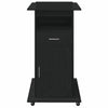 Podium Musta tammi. Tekninen puu 55 x 55 x 107 cm
