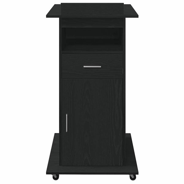 Podium Musta tammi. Tekninen puu 55 x 55 x 107 cm