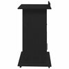 Podium Musta tammi. Tekninen puu 55 x 55 x 107 cm