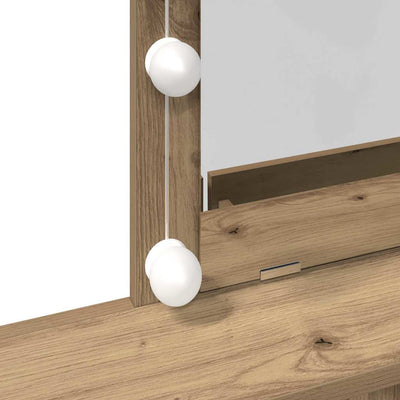 Artesaani tammi meikkipöytä Else 80x41x144.5cm (puinen)