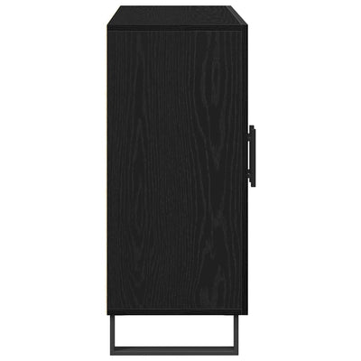 Sivupöytä Musta tammi 90 x 34 x 80 cm Tekninen puu