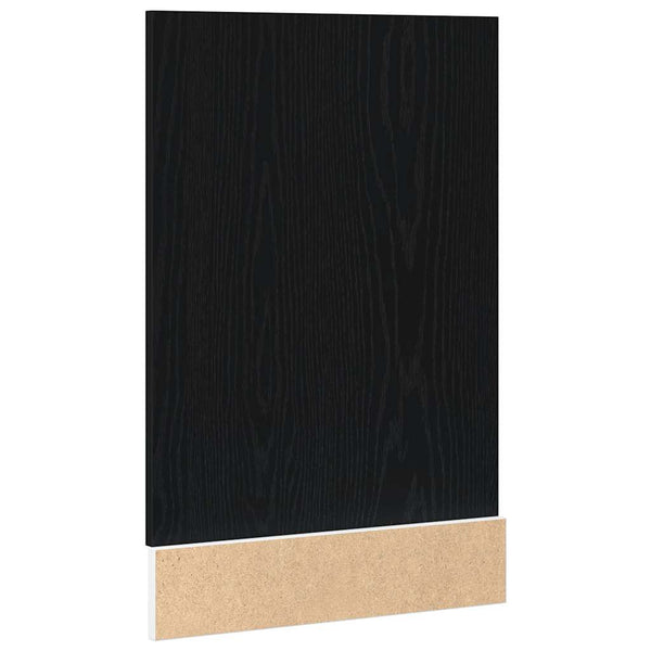 Astianpesukoneen paneeli Lyon musta tammi 45x1,5x67 cm tekopuu