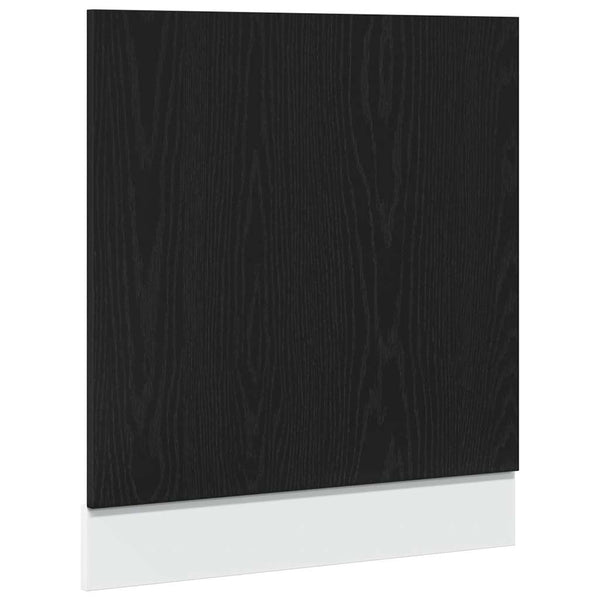 Astianpesukoneen paneeli Lyon musta tammi 60x1,5x67 cm tekopuu