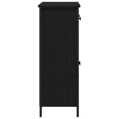 Musta tammi sivupöytä Nedim 70x30x80cm (puinen)