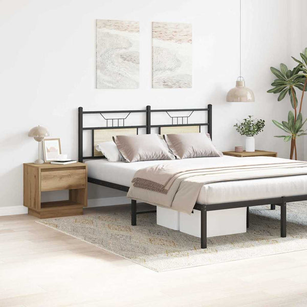 Yöpöytä 2 pcs artesaani tammi 45 x 34 x 44 cm Tekninen puu