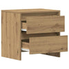 Yöpöytäkaappi 2 pcs artesaani tammi 45 x 34 x 44.5 cm