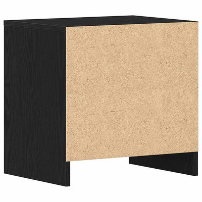 Yöpöytäkaappi 2 pcs Musta tammi 45 x 34 x 44.5 cm Tekninen puu