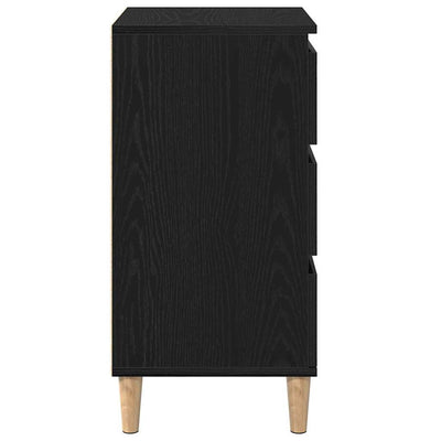 Yöpöytäkaappi Musta tammi 40 x 35 x 70 cm Tekninen puu