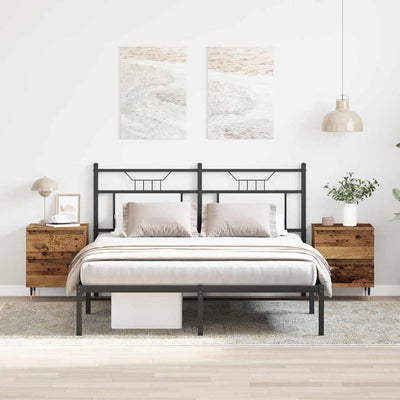 Yöpöytäkaappi Hobafcovici 40x35x50cm (2 pcs vanha puu puinen)