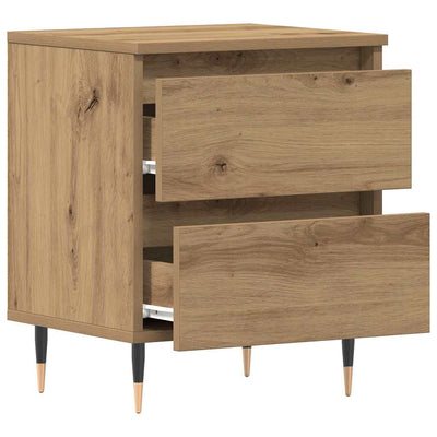 Yöpöytäkaappi 2 pcs artesaani tammi 40 x 35 x 50 cm