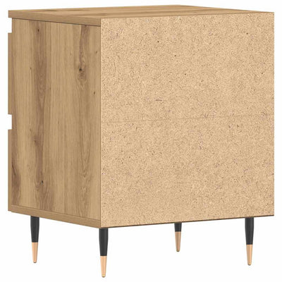 Yöpöytäkaappi 2 pcs artesaani tammi 40 x 35 x 50 cm