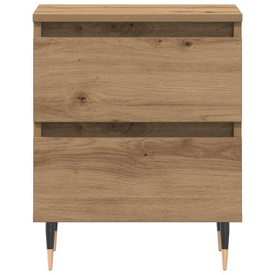 Yöpöytäkaappi 2 pcs artesaani tammi 40 x 35 x 50 cm