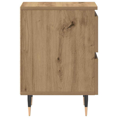Yöpöytäkaappi 2 pcs artesaani tammi 40 x 35 x 50 cm