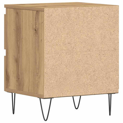 Yöpöytäkaappi 2 pcs artesaani tammi 40 x 35 x 50 cm