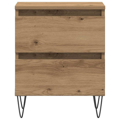 Yöpöytäkaappi 2 pcs artesaani tammi 40 x 35 x 50 cm
