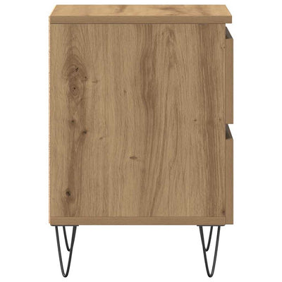 Yöpöytäkaappi 2 pcs artesaani tammi 40 x 35 x 50 cm