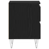 Yöpöytäkaappi 2 pcs Musta tammi 40 x 35 x 50 cm Tekninen puu