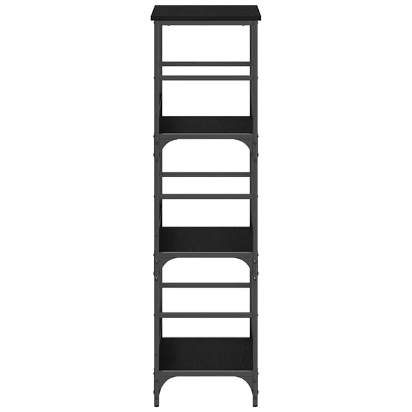 Kirjahylly 3 tasoa 50 x 33 x 117,5 cm Tekninen puu Musta tammi.