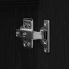 TV-kaappi Musta tammi 200 x 25 x 44 cm Tekninen puu