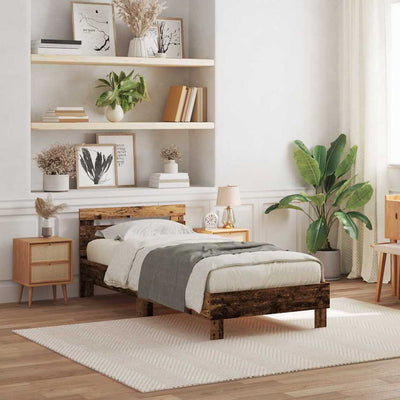 Sängyn runko Sulcina 3FT Single (vanha puu, puinen)