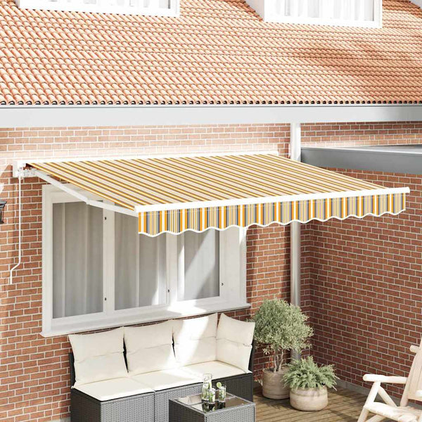 Aurinkovarjon runko Keltainen ja Harmaa 250 x 200 cm