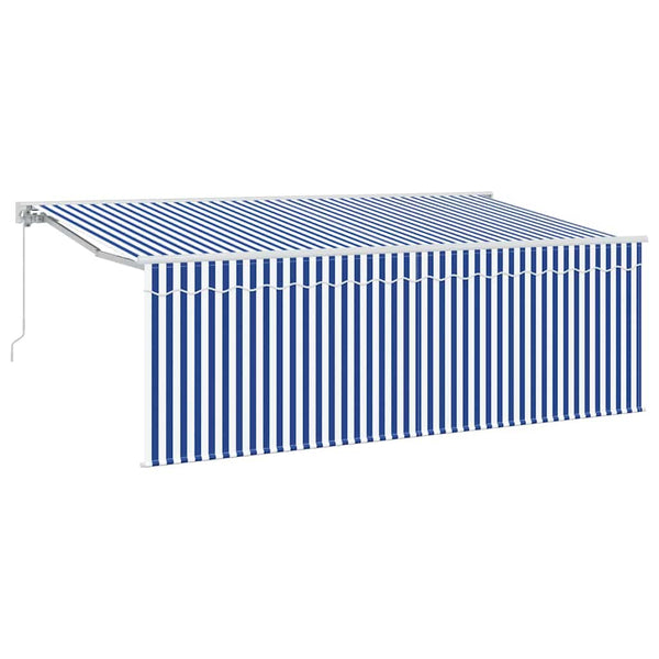 Vedettävä markiisi Sininen 350 x 200 cm kangas