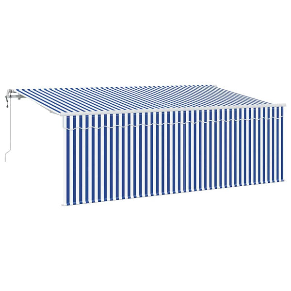 Vedettävä markiisi Sininen 350 x 200 cm kangas
