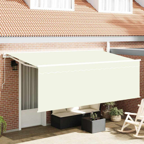 Vedettävä markiisi Kerma 350 x 200 cm Polyesteri ja alumiini