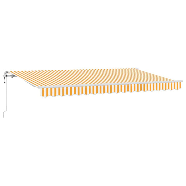 Vedettävä markiisi Keltainen 350 x 200 cm kangas