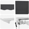 Aurinkovarjon runko Antrasiitti 350 x 200 cm