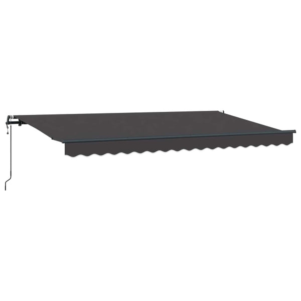 Vedettävä markiisi Antrasiitti 350 x 200 cm kangas