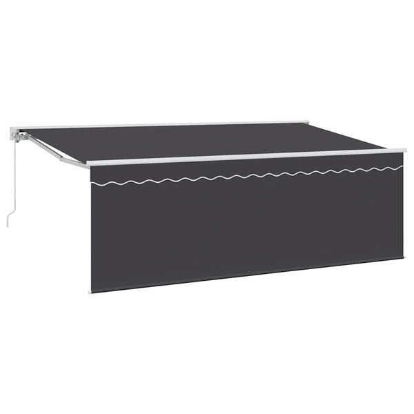 Vedettävä markiisi Kerma 350 x 200 cm Polyesteri ja alumiini