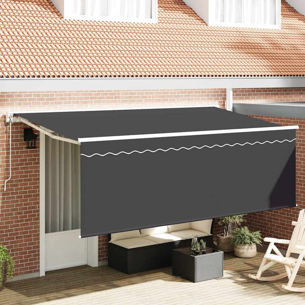 Vedettävä markiisi Antrasiitti 350 x 200 cm