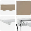 Aurinkovarjon runko Beige 350 x 200 cm
