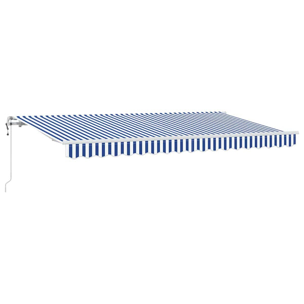 Vedettävä markiisi Sininen 400 x 200 cm kangas
