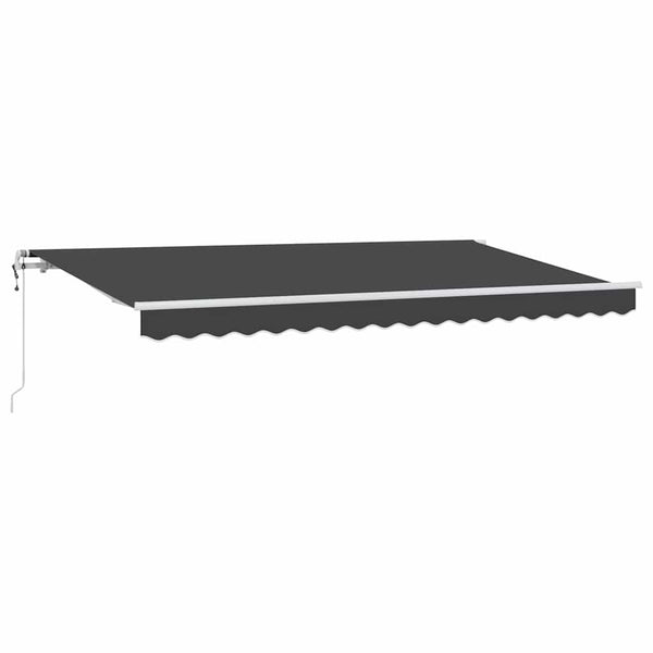 Vedettävä markiisi Antrasiitti 400 x 200 cm kangas